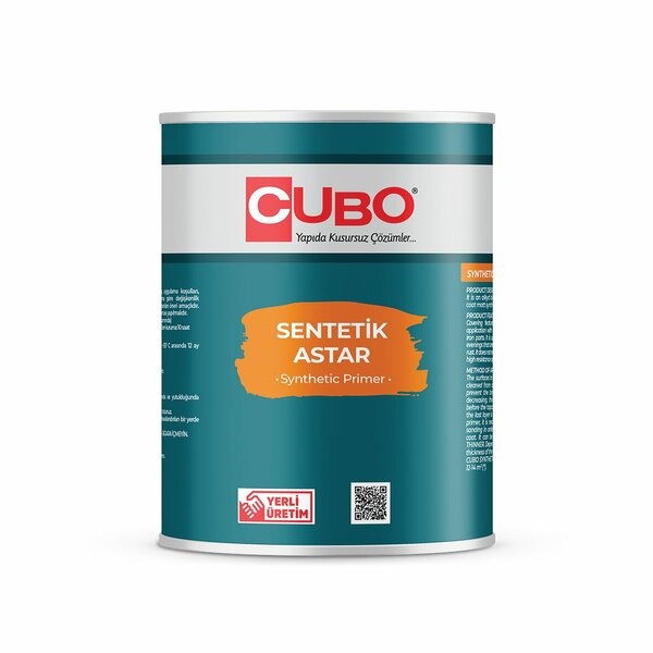 CUBO LÜKS SENTETİK ASTAR BOYASI BEYAZ 0,75 LT